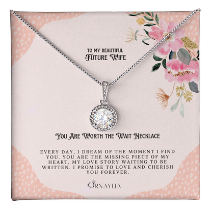 To my Future Wife- Hope necklace with a beautiful message