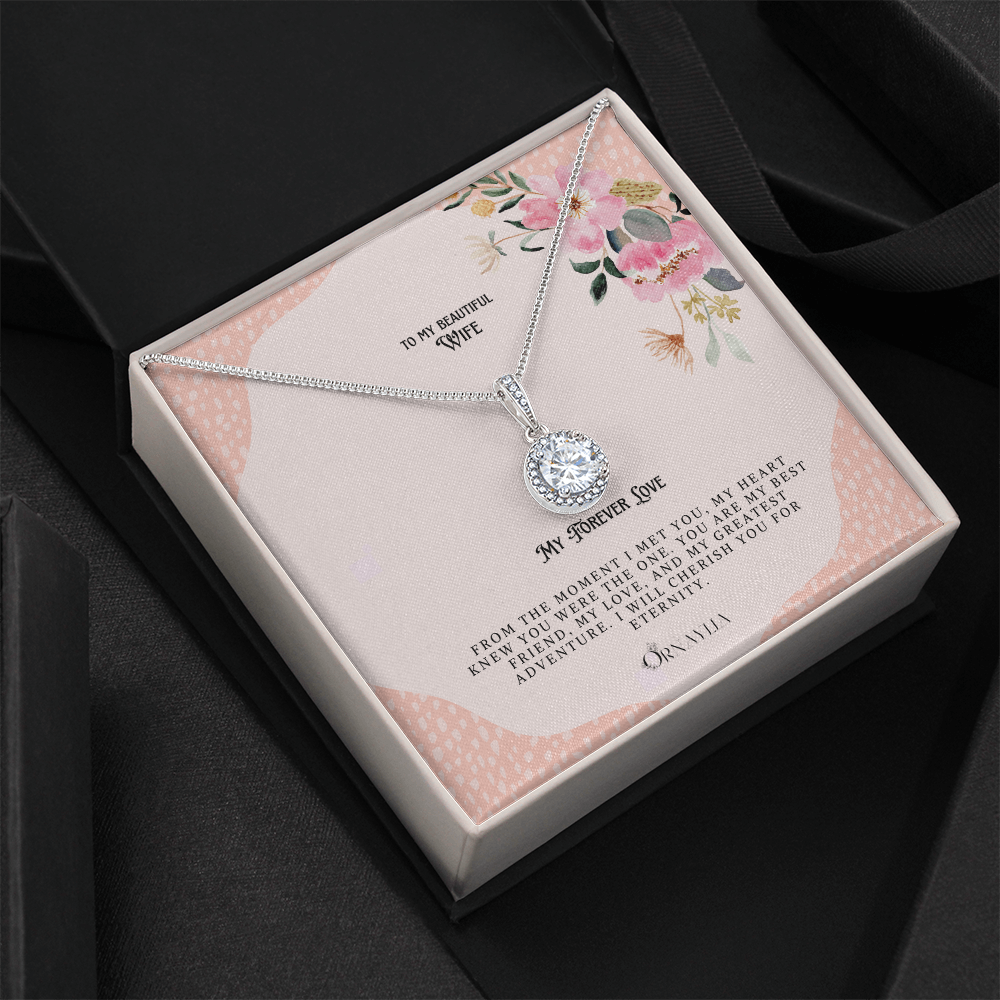 To my Wife- Hope necklace with a beautiful message