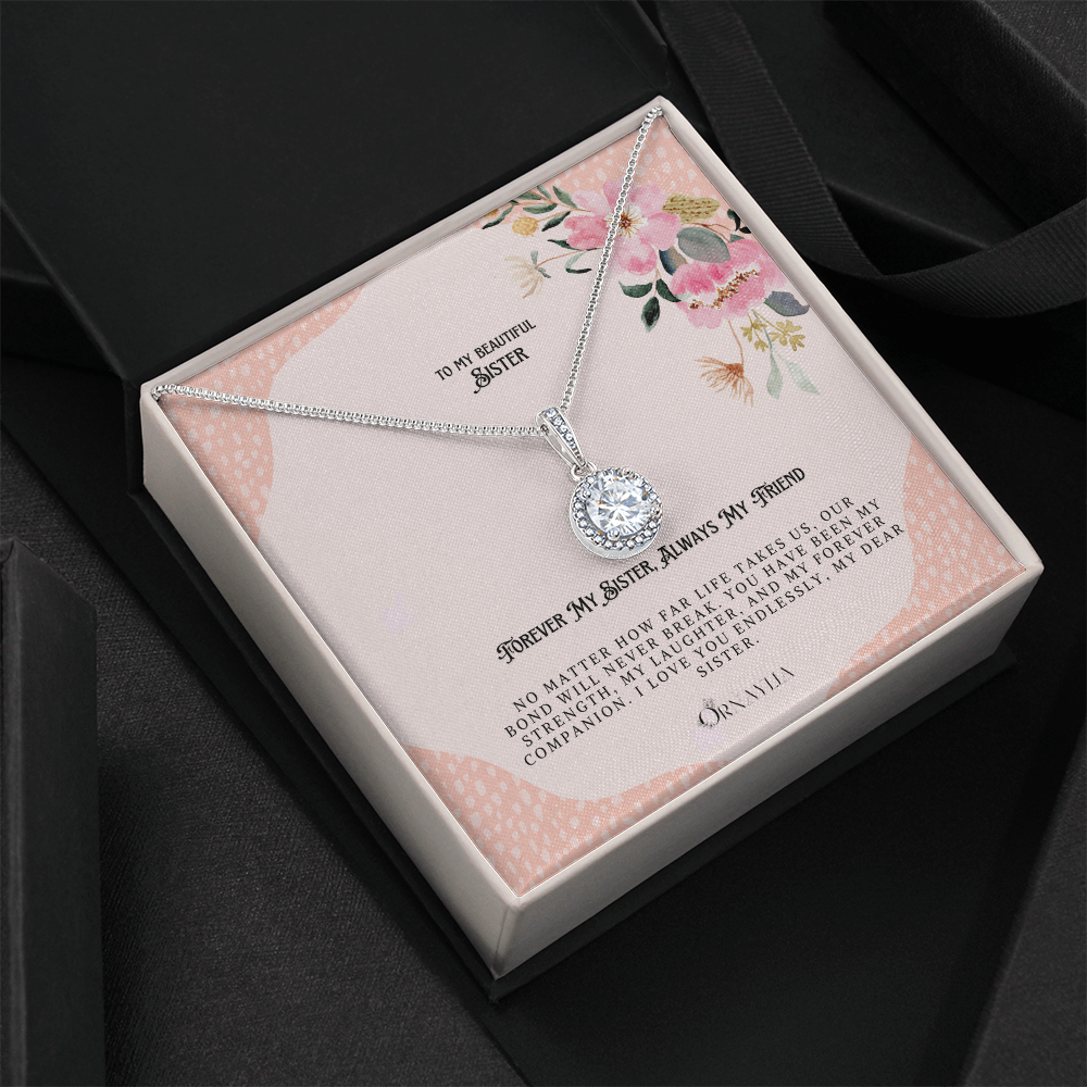 To my Sister- Hope necklace with a beautiful message