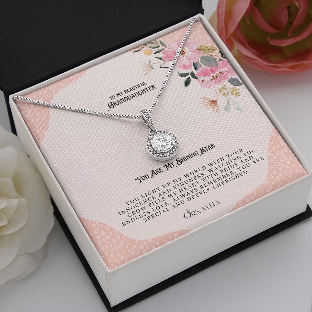 To my Granddaughter- Hope necklace with a beautiful message