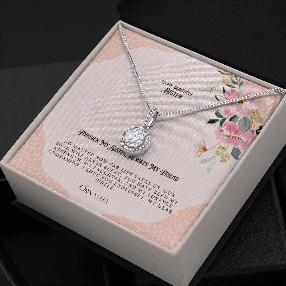 To my Sister- Hope necklace with a beautiful message