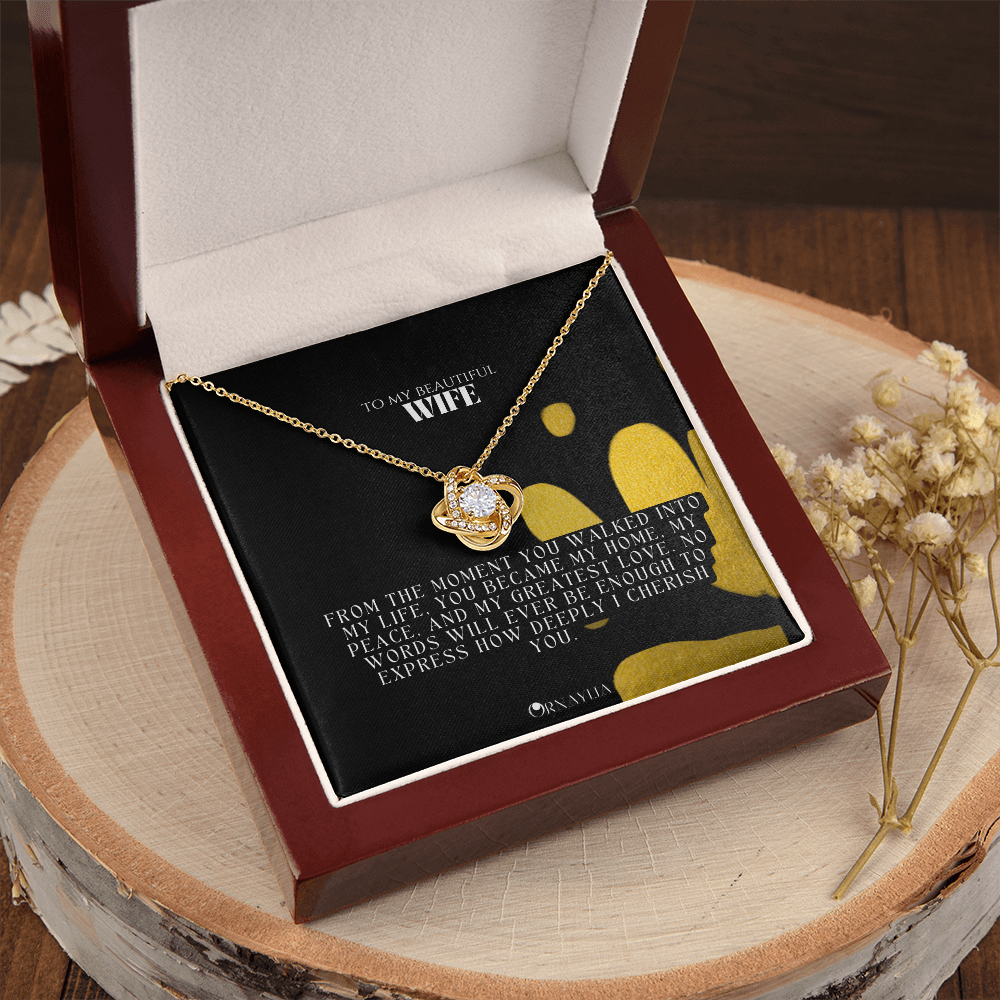 Beautiful Love know Necklace for Wife