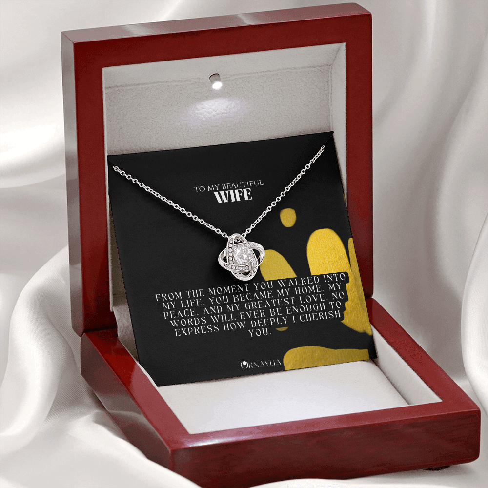 Beautiful Love know Necklace for Wife